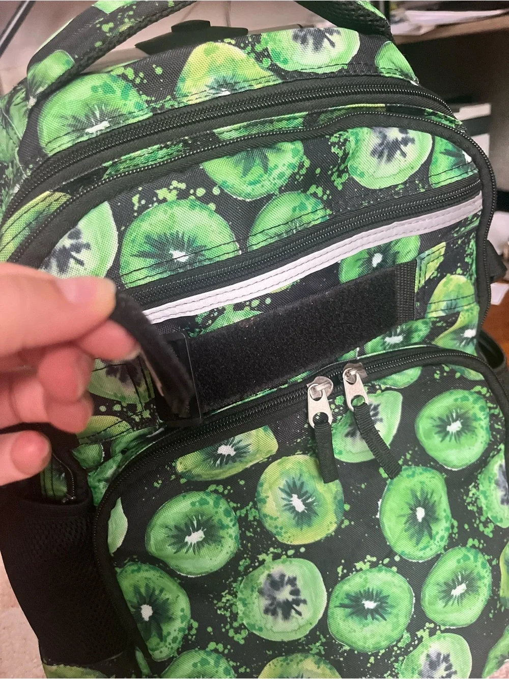 TILAMI Rolling Kiwi Print Kids Backpack barely used